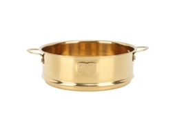 Cesto de Vapor LAXISCREED Aço Inox 304 Drenagem Ouro
