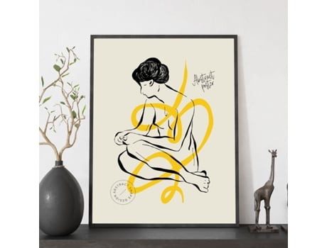 Póster Artemante NACNIC Pop. Defina ilustrações artísticas modernas para decoração de interiores.