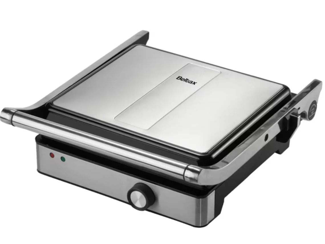 Grelhador Elétrico BSG2224 BELTAX (2000W - 29 x 26 cm - Inox)