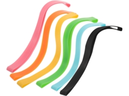 Inoomp Kit de 6 Elásticos para Toalhas,s a Raios Uv e Ao Vento, para Cadeiras de Praia em Cruzeiros, em Cores Variadas, CHABERLU