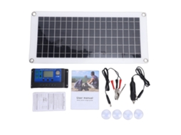 Laxiscreed Kit Painel Solar Policristalino 10w Para Sistemas Off-grid, Caravanas E Embarcações