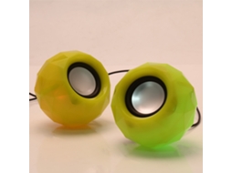 Falante M01 Com Luz Respiratória, Para Laptop E Computador Desktop (amarelo).