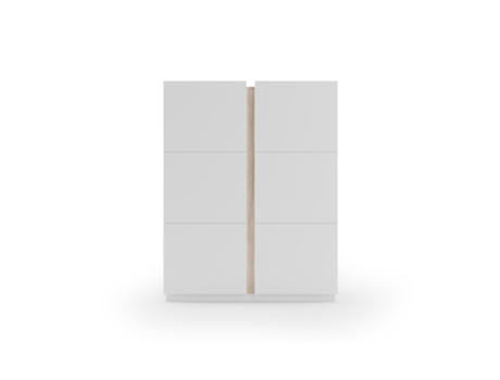 Sapateiro HERDASA Hessa Branco, Carvalho (90 x 95 x 35 cm)