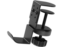 Suporte Giratório Para Fones De Ouvido Com Clipe Para Uso Embaixo Da Mesa - Suporte Giratório Para Fones De Ouvido
