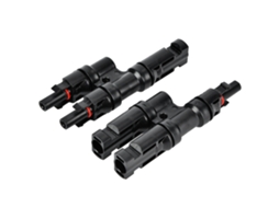 Conector De Cabo De Painel Solar Tipo T 3-vias Ip67 (2 Unidades) Para Conexão De Bateria E Placa