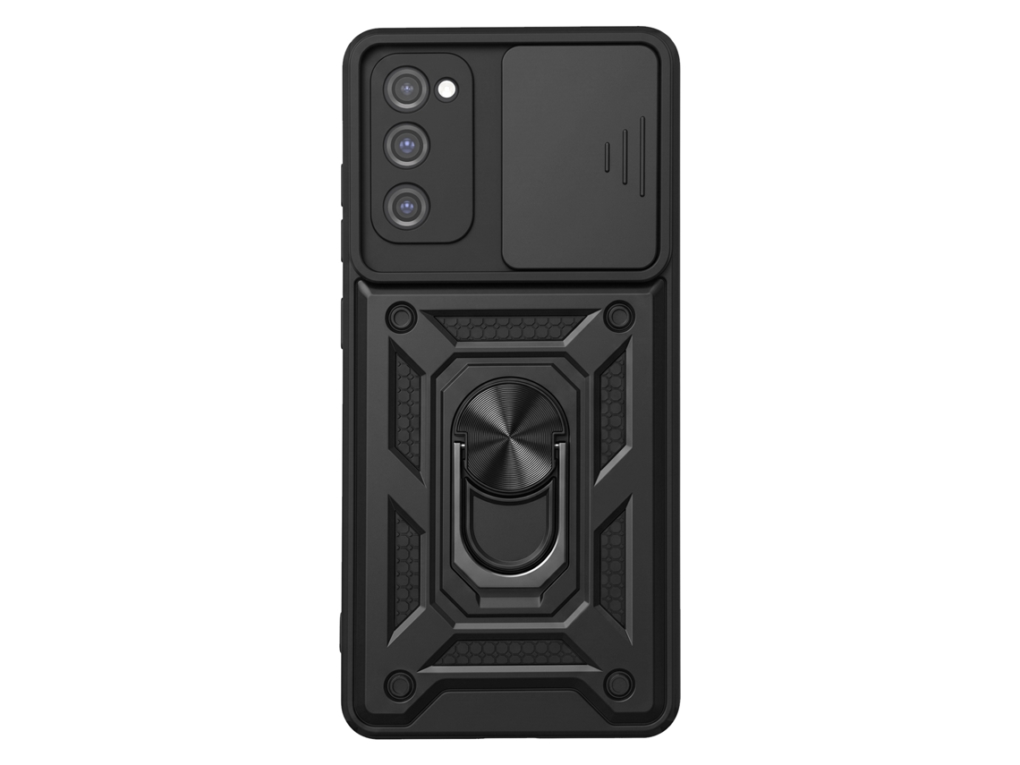 Capa Para Galaxy S20 Fe Com Proteção De Câmara Deslizante E Anel Suporte Magnético