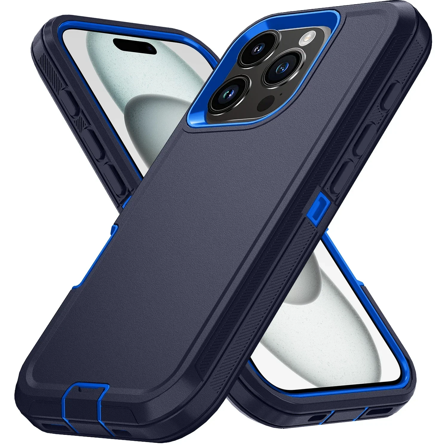 (azul Escuro, Iphone 11) Capa Resistente E À Prova De Choque Para Celular, Com Proteção Traseira Rígida Contra Quedas.