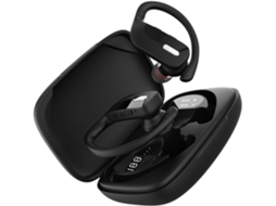 Vanzack Couteurs Sans Fil Mini Noirs Transmission Audio Sans Perte, Design Étanche En Abs Et Silicone, Légers