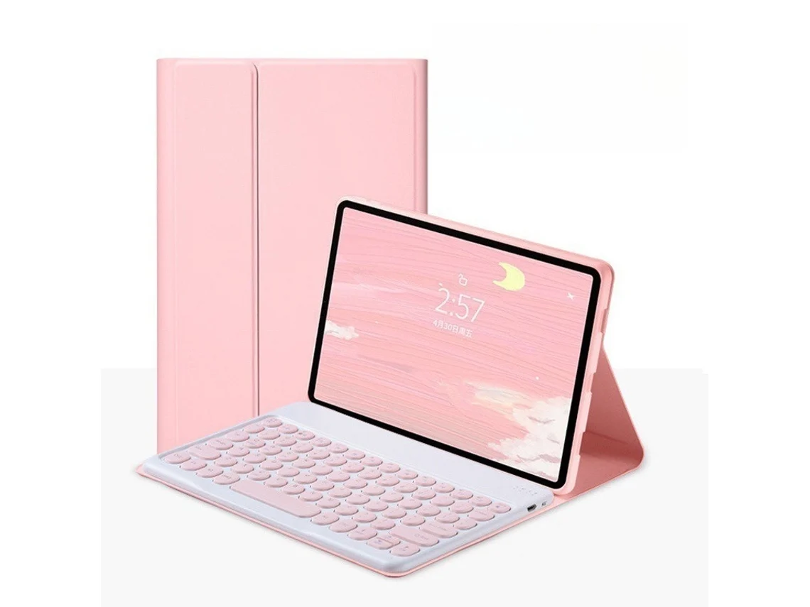 Capa Teclado Para Lenovo Idea Tab 11 (2025) Polegadas ,com Teclado Bluetooth (rosa) Cuich