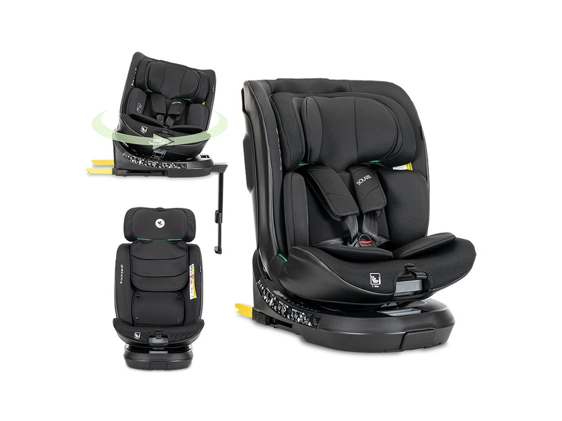Cadeira Auto Solaris I-size (40-150 Cm) Isofix Com Rotação De 360° E Perna De Apoio Lorelli - Black