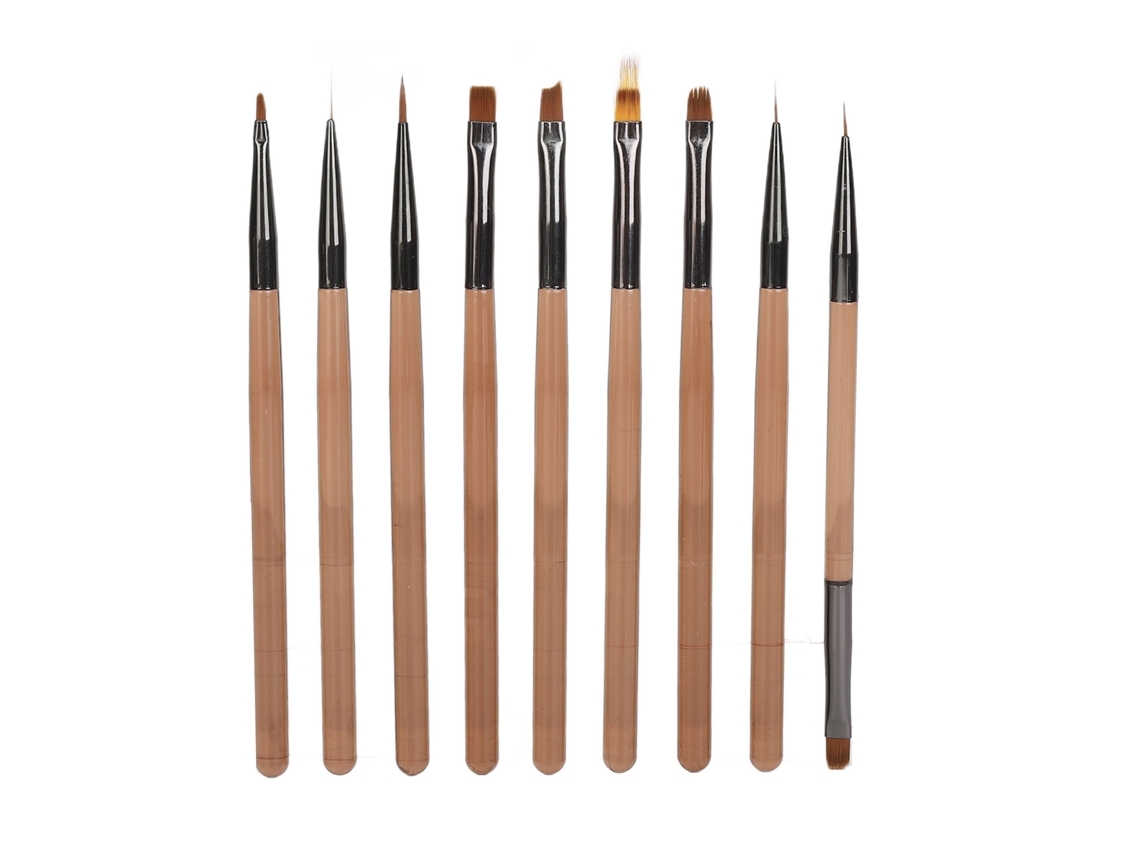 2026altiro-9pcs Set De Pinceles De Arte De Uñas Pincel De Gel Uv Pinceles
