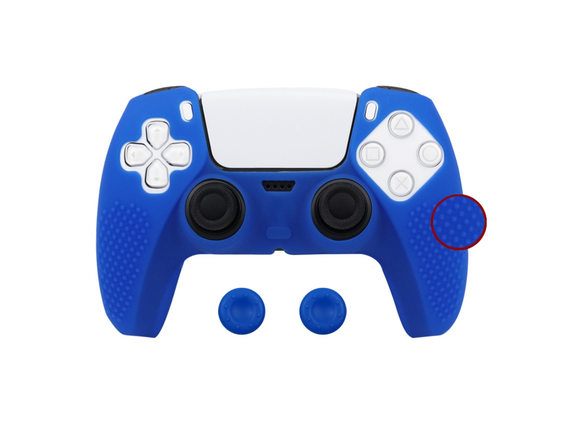Capa Comando Para Ps5 Capa Protetora De Silicone Controle De Jogo Com Tampa De Joystick Cuich