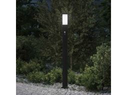 Vidaxl Luminária De Poste Com Sensor, 110 Cm, Aço Inoxidável, Ip44
