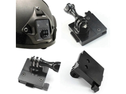 Suporte Para Selfies Em Capacete, Base Fixa Fotografia, Compatível Com Acessórios Gopro 12/11.-aquaforge