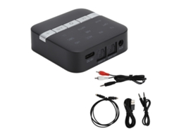 Adaptador Bluetooth 5.0 2 em 1: Transmissor e Receptor de Áudio Sem Fio para Computador AQUAFORGE
