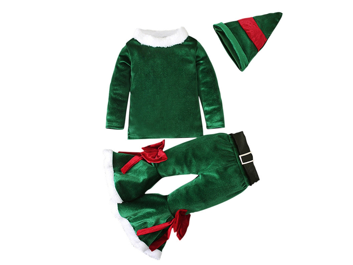 Conjunto de sinos de natal com papai noel para crianças 100cm tema festivo natal LAXISCREED