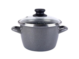 Olla Gransasso Tapa Vidrio 28 Cm Magefesa