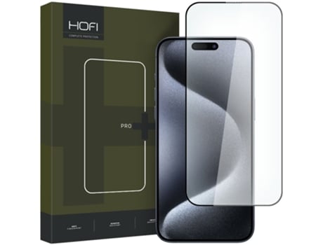 Protetor De Vidro Temperado Hofi Para Iphone 15 Pro Max Glass Pro Preto