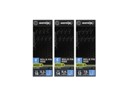 Conjunto de 8 líderes sem barbless MATRIX MXC-3 Boilie Pin