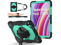 Lurelia Capa Para Redmi Pad 2 De 11 Polegadas (2025), Silicone, Preto, Proteção Contra Quedas, Encaixe Estável