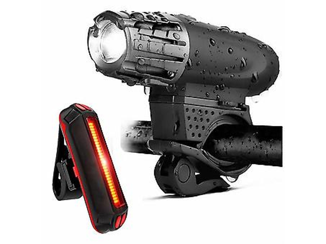 Iluminação Para Bicicleta Luzes Para Bicicleta Dianteiras E Traseiras Conjunto De Luzes Para Bicicleta Recarregáveis ​​por Usb