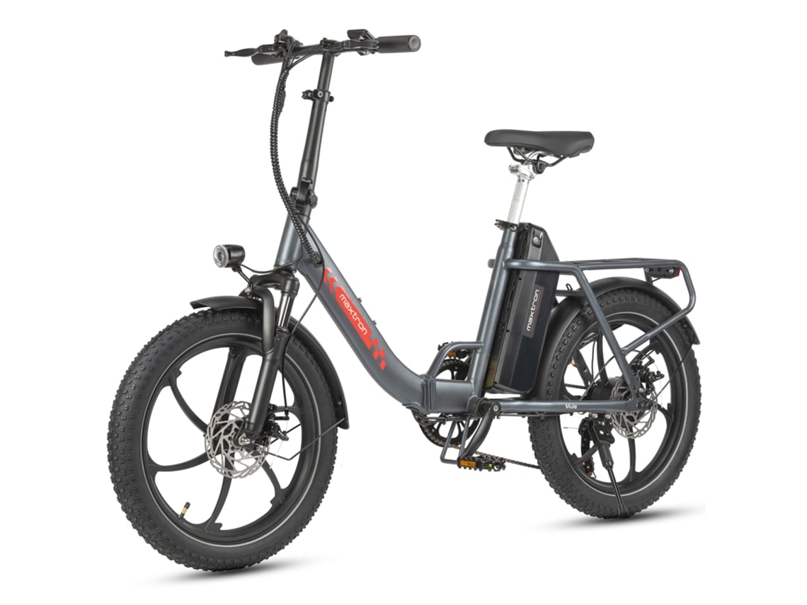 Bicicleta Elétrica Dobrável Maxtron Mule, Motor De 250 W, Bateria Removível De 48 V 20 Ah.