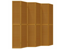 Room Divider, Room Dividers Vidaxl Marrom Madeira (40 X 220 Cm)