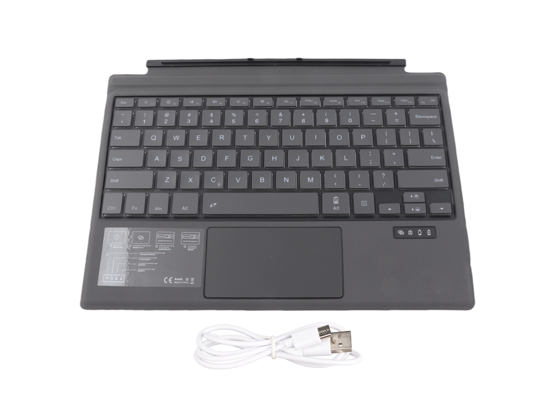 Teclado Bluetooth Sem Fio LAXISCREED com Touchpad Ultra Fino
