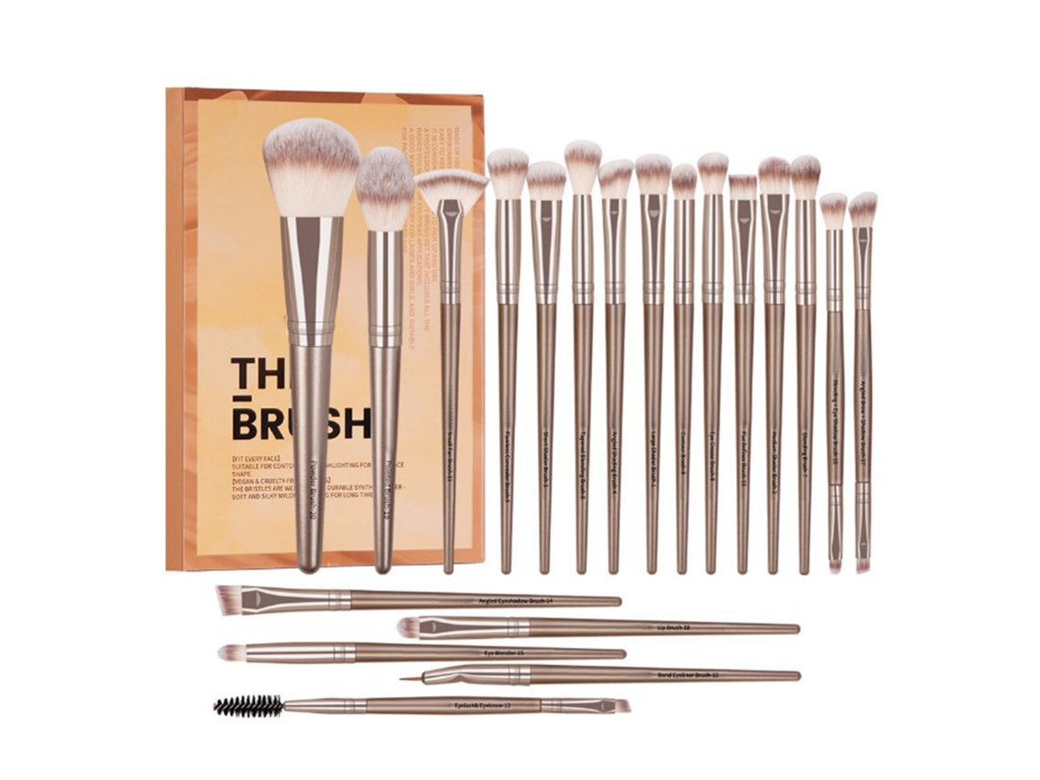 Kit De Pincéis De Maquiagem Suave E Amigável Com A Pele