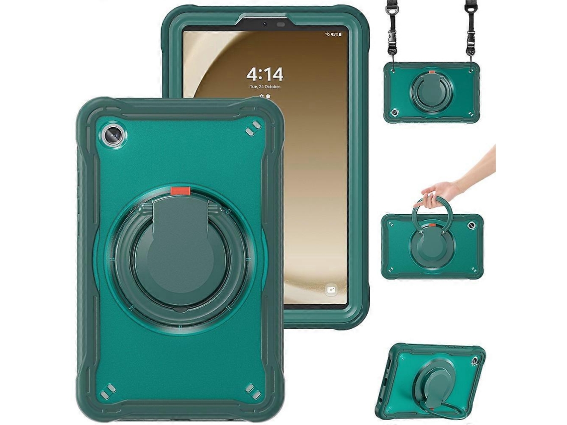 Capa Com Alça De Ombro Integrada Para Samsung Galaxy Tab A9 Sm-x110 / X115 / X117.