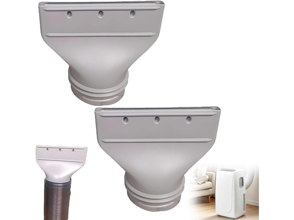 Adaptador Para Mangueira De Ar Condicionado Portátil, Conector Plano Para Mangueira De Exaustão, Instalação Rápida E