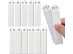 Fita Adesiva De Velcro Resistente, Reutilizável E Sem Necessidade De Furar.