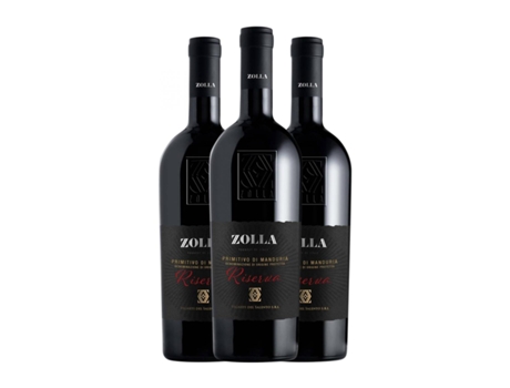Vinho FARNESE Zolla Primitivo Primitivo di Manduria Reserva (0.75 L - 3 Unidades)