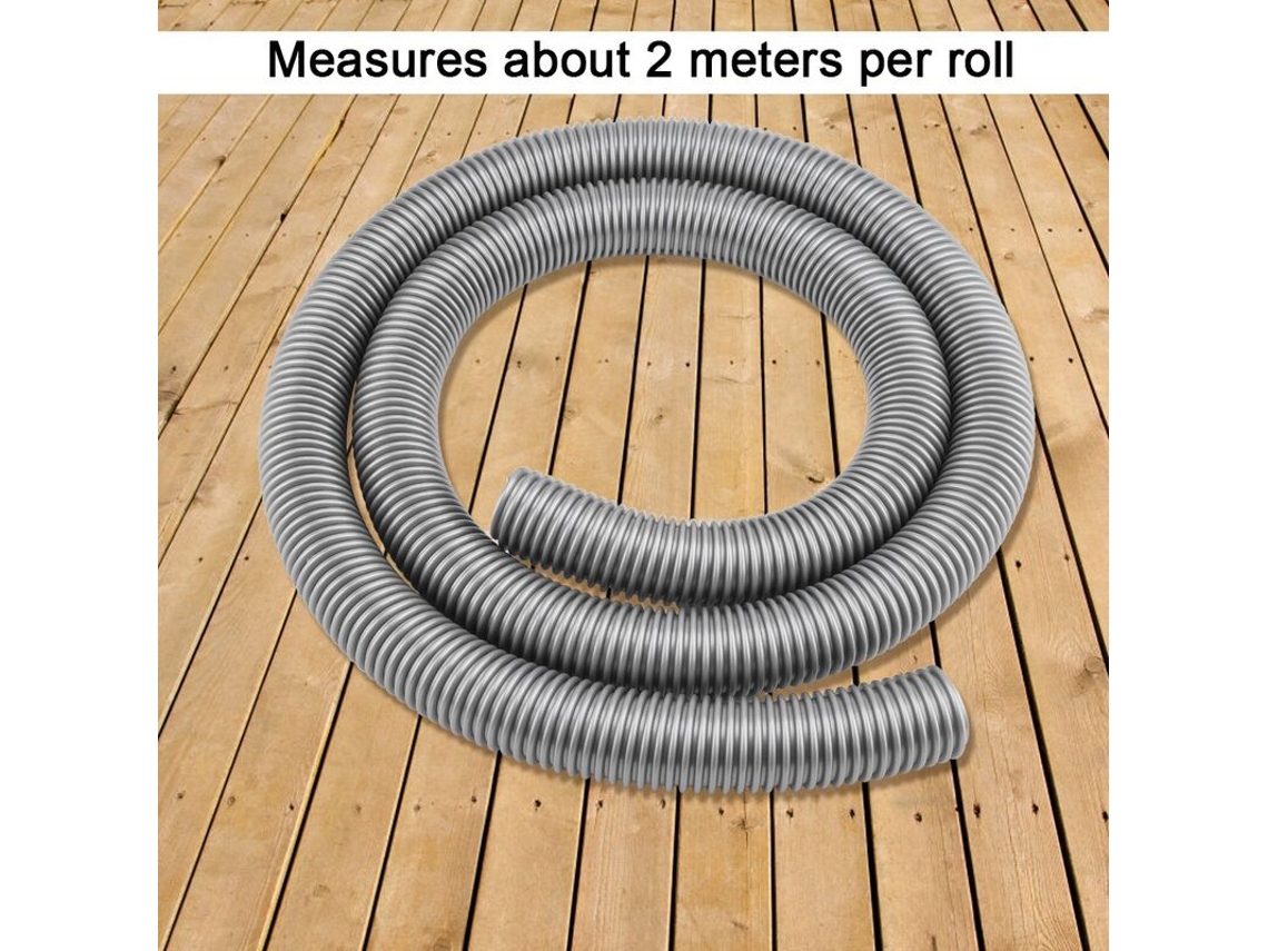 Mangueira Flexível 2m, Tubo Interno 32mm Externo 39mm, Acessório Universal Aspirador Pó.