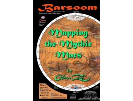 Livro Barsoom Mapping The Mythic Mars De Oberon Zell E Steve Warner (inglês)