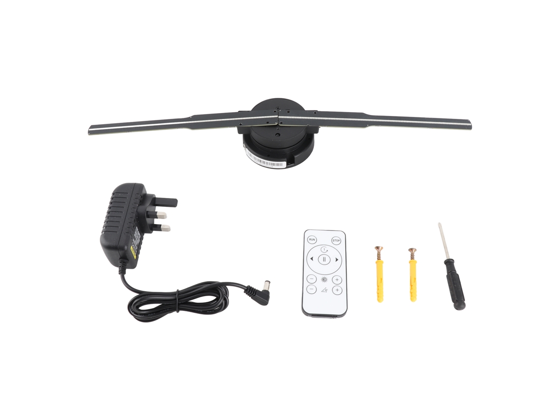 Projetor De Holograma 3d Pd42 Led Com Controle Remoto Para Negócios Lojas Eventos 16gb