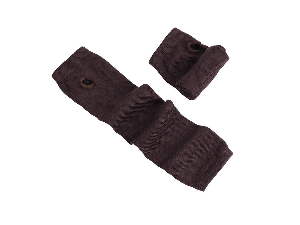 Luvas de Malha Alongar Pulso Sem Dedos Luvas de Inverno Meio Dedo Luvas Elásticas para Aquecer o Braço para Meninas Adolescentes Wr TAISHENGDA