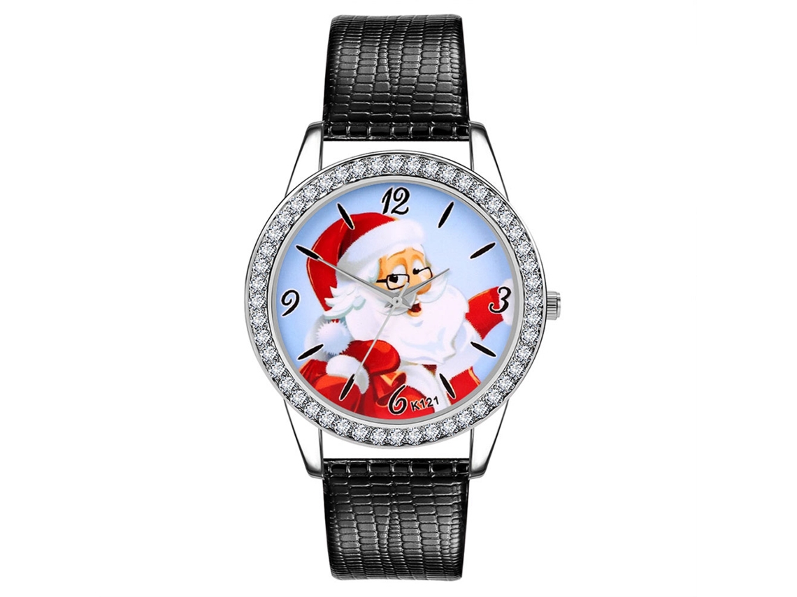 Relógio de Pulso Feminino Zhoulianfa Quartzo com Strass Mostrador Redondo Estilo Moderno