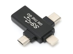 Adaptador Otg Type C (conversor Micro Usb, Conecta Mouse E Teclado)