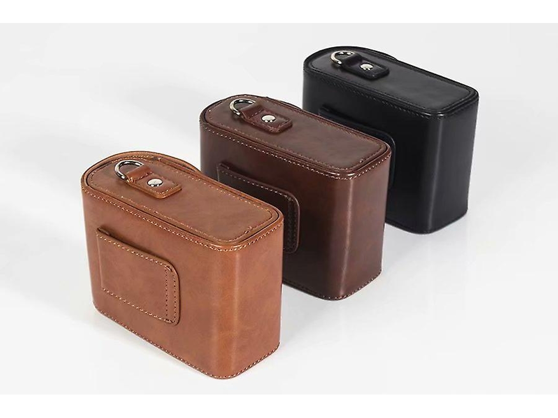 Capa De Couro Pu Para Câmera Dsc Rx100 Rx100 Vii Vi Va V Iv Iii Ii 7 6 5 4 3 2 Rx100m6 Rx100m5 Rx100m4 Rx100m3 Rx100m7 Brilvibera (preta)