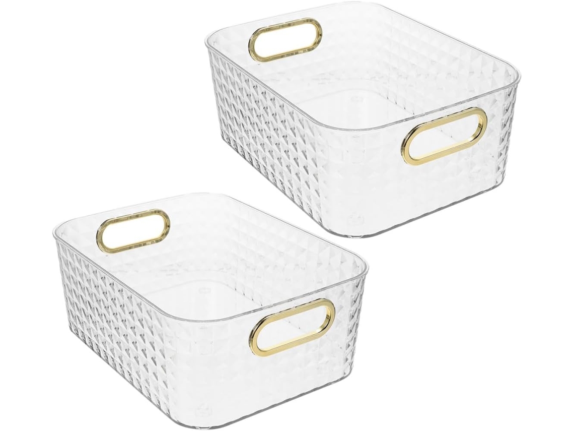 Conjunto De Dourado Transparente Para Banheiro