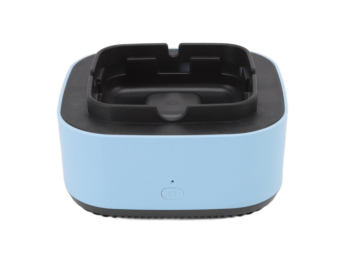 Cinzeiro Sem Fumo Multifuncional com Purificador de Ar por Íons Negativos Azul