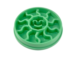 Tigela de Alimentação Lenta Verde para Cães de Porte Médio e Grande, Antiderrapante, Anti engasgo AQUAFORGE