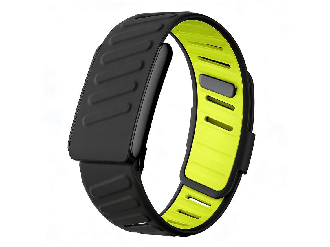 Pulseira de Nylon Elástica Respirável para Whoop 5.0 One/peak/life, Preto Verde HEXINYIGJLY