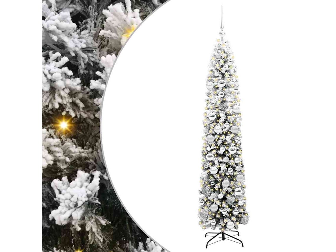 Conjunto 1 Árvore De Natal Vidaxl Verde Pvc (180 Cm)