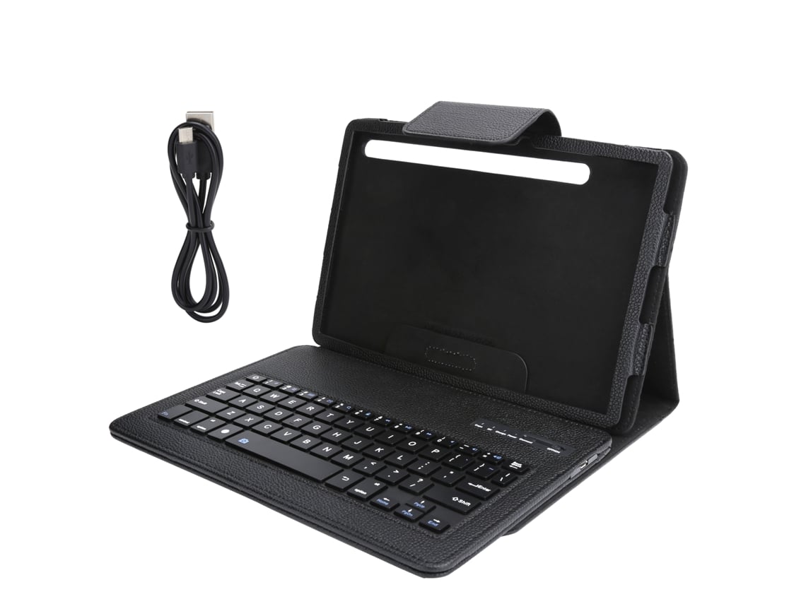 Capa Com Teclado Bluetooth (conexão Bluetooth, Suporte Removível) Para Samsung Galaxy Tab S7 De 11 Polegadas