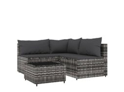 Garden Lounge Set, Garden Lounge Sets Vidaxl Cinzeto Rattan / Vime (n/a)