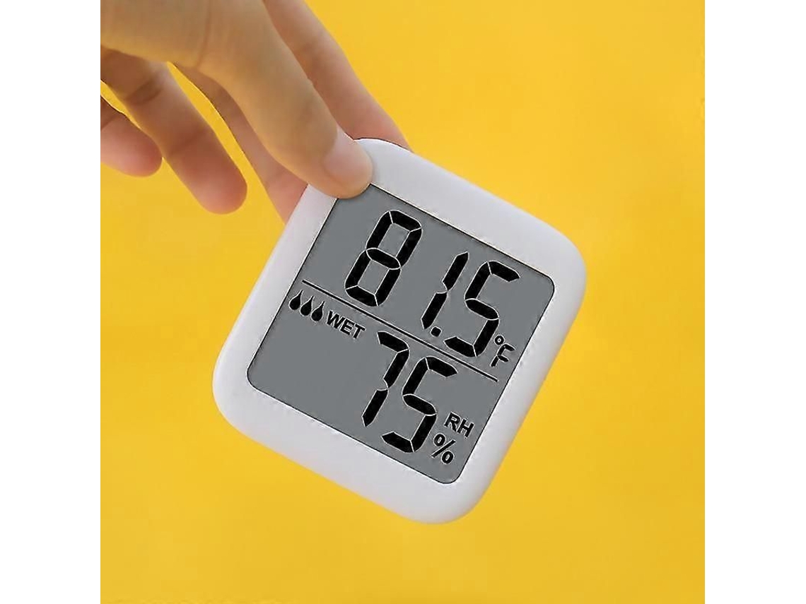 Termômetro Digital De Ambiente Com Sensor De Umidade E Visor Iluminado