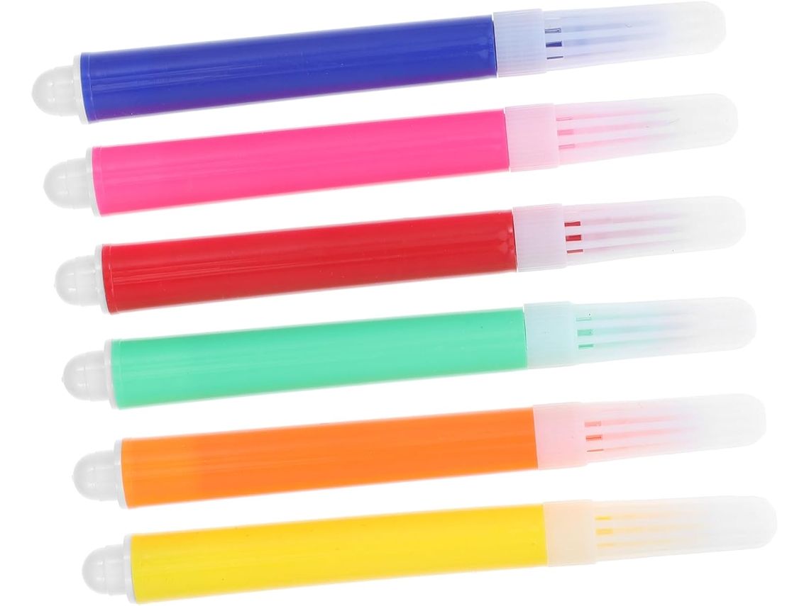 Conjunto De 12 Marcadores Aquarela Para Crianças, Acessórios
