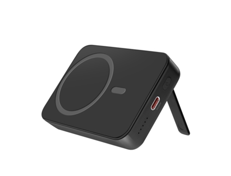 Powerbank Magsafe 10000mah Usb-c 20w Suporte Dobrável Preto
